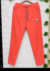addidas coral colour women track pant