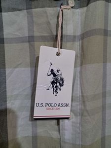 BRAND NEW U.S. POLO ASSN. Cotton Checked shirt