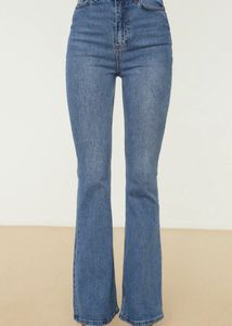 Trendyol Flared Blue Denim Jeans