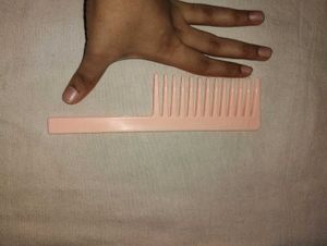Pretty Pink Wide-Tooth Comb