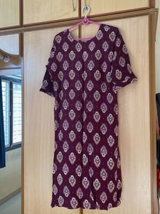 Elegant Kurta with Traditional Print