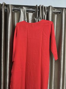 Stylish Red Orange Kurta