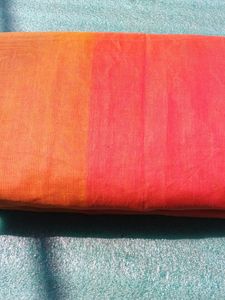 Elegant Orange  🧡 saree