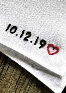 "Customised Couple Handkerchief combo