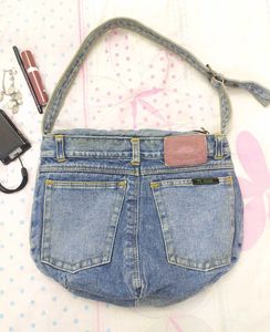 Y2k Denim Buckle Shoulder Bag