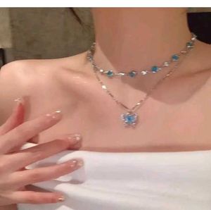 Luxe Crystal Layered Butterfly Necklace