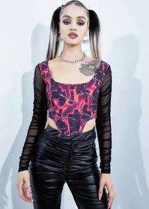 Rare Find High Risk Hottie Corset Top