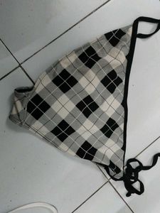 Women's Plaid Bikini Bottom
