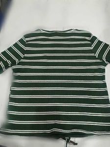 Striped Tie-Front Top