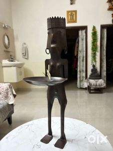 Unique Metal Figurine Decor Piece