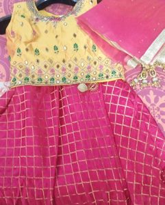 Haldi Look Dress Size S,m,l Fit