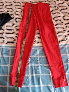 Red pant trouser