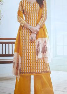 Glace Cotton Suit
