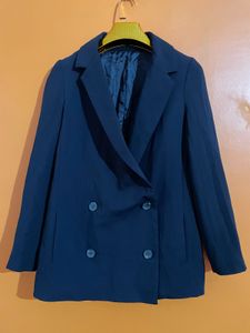 Classic Navy Double-Breasted Blazer