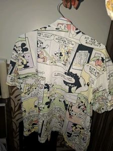 Mickey Mouse Comic Print Pajama Set