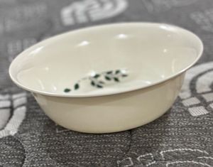 Round Leaves Print Dinner Set Pack Of 20