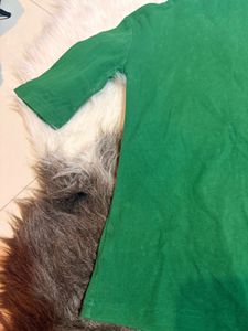 Green High Neck Top