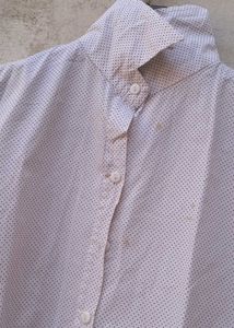 Classic Polka Dot Button-Down Shirt