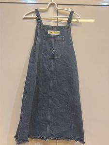 Denim Pinafore Dress
