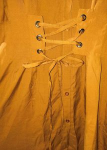 Brown Corset Shirt Dress
