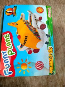 Funny Plane Pull Back-N-Go Toy