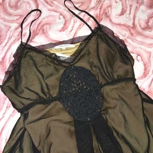 Y2k Top beaded embellished