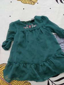 Green Floral Dress