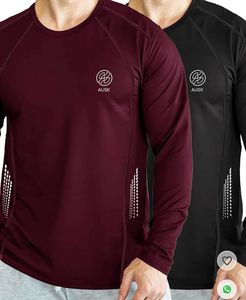 AUSK Men's Long Sleeve Athletic T-Shirt
