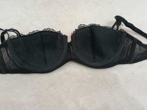 Red &amp; Black Lace Bra