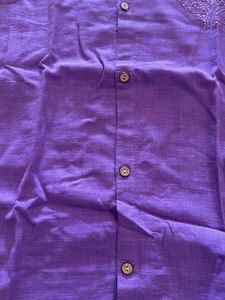 Vibrant Purple Embroidered Kurta