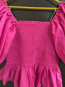 H&amp;m Brand Hot Pink Top
