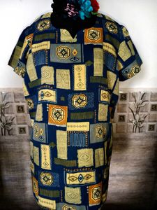 🔥 MEGA SALE OFFER 🔥 Patchwork Print Tunic Top