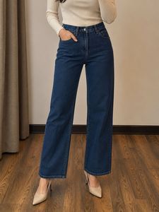 Classic Thailand Blue Wide Leg Jeans