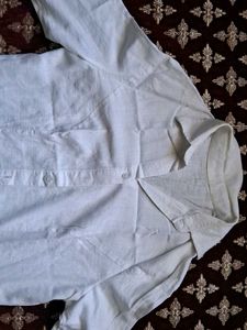 Classic White Button-Up Shirt