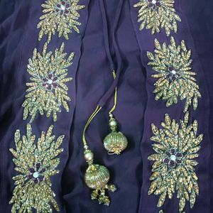 Purple Ethnic Skirt