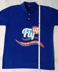 Men's Blue Graphic T-Shirt