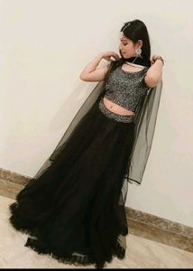Black Lehnga