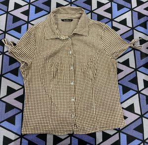Zudio Gingham Check Short Sleeve Shirt