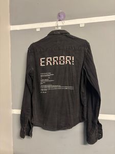 Graphic Print Denim Jacket