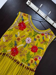 Elegant Embroidered Ethnic Gown