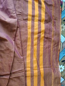 brown colour Saree