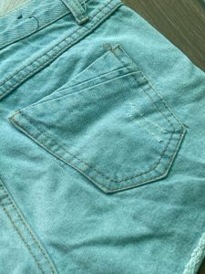 Distressed Denim Shorts