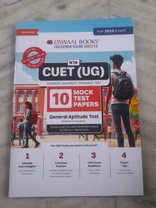 Oswaal Books CUET (UG) 2025 Exam Prep Guide