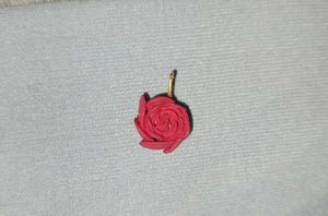 Handmade Red Rose Charm