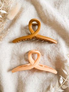 Chic Twist Hair Claw Clips - 2 Pack