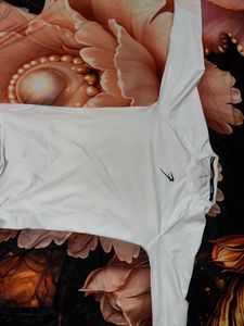 Classic White Long-Sleeve Top