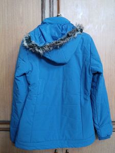 Blue Hooded Jacket