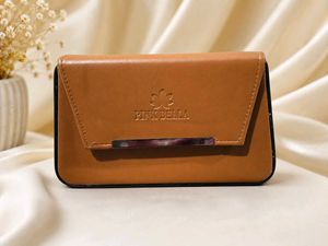 Elegant Tan Clutch Bag
