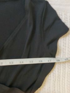 Van Heusen Classic Black Wrap Dress