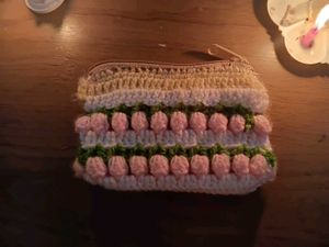 ── Aesthetic small Crochet Pouch ˙🪷 ̟ !!𖥻 ࣪ ִֶָ